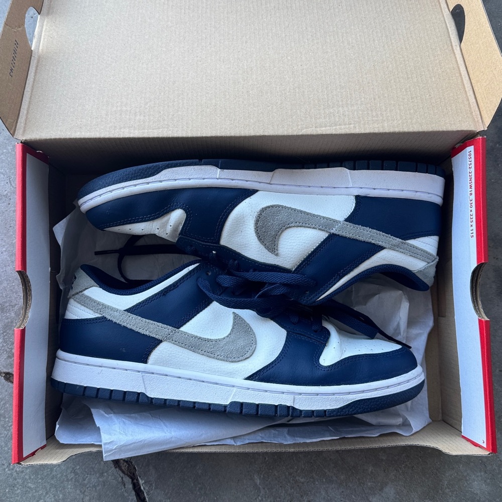 Nike Dunk Low Midnight Navy Smoke Grey